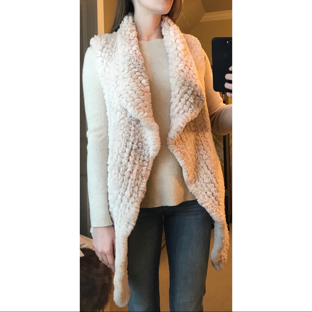 Faux Fur Blush Vest